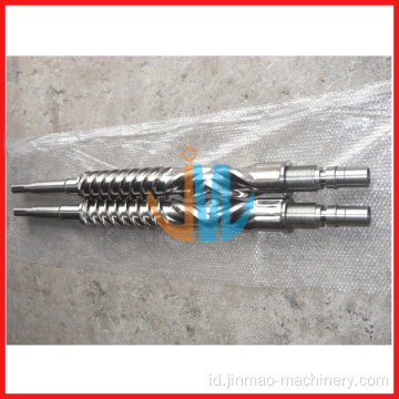 Sekrup rotor kembar bimetal untuk mixer internal